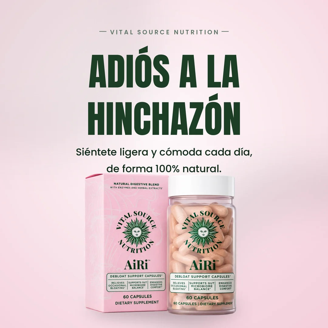 DILE ADIOS A LA HINCHAZÓN CON AIRI + EBOOK DE ALIMENTACIÓN GRATIS