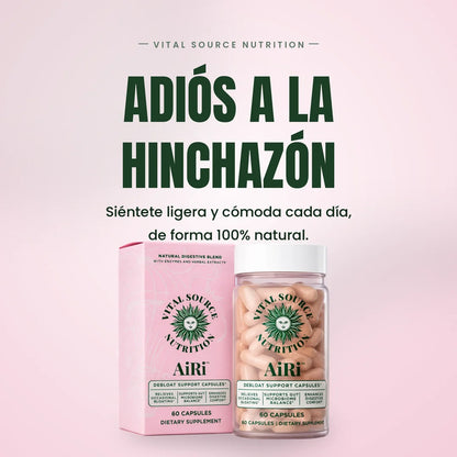 DILE ADIOS A LA HINCHAZÓN CON AIRI + EBOOK DE ALIMENTACIÓN GRATIS