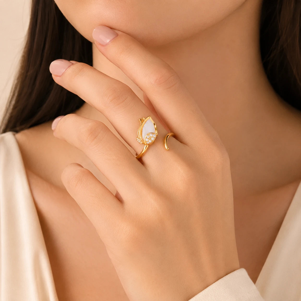 ANILLO TULIPAN  + ENVÍO GRATIS